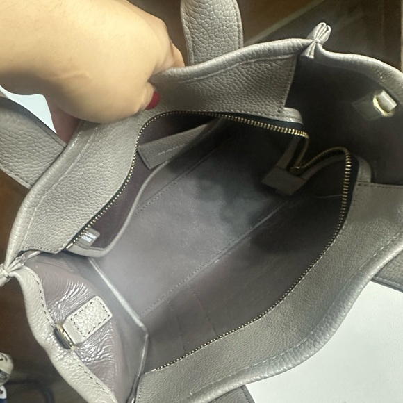 Small Marc Jacobs leather tote bag color cement - Picture 3 of 5